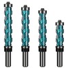 Vearter Spiral Flush Trim Router Bit 1/2 Inch Round Shank,