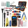 REXQualis Kit De Soldador Con Temperatura Regulable Soldadura Para Cautin Estaño Multímetro Digital RQ-SIK-H1