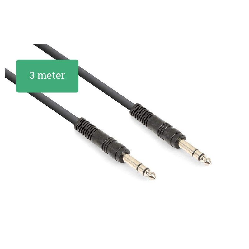 VONYX Signal Cable Audio Cable 6.3 mm Jack 3 Metres