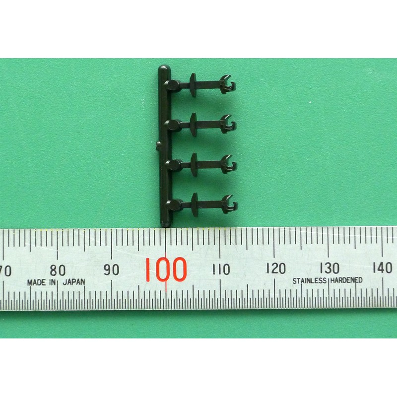 N Gauge 8051 Knuckle Couplers (Long Black / 20 Pack)