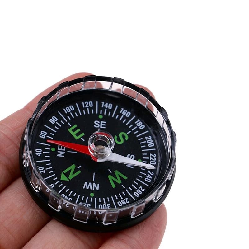 1 x Mini Pocket Compass Outdoor Sports Camping Hiking Navigation