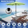 lodfGL Pool Umbrella Pole Stabilizer Sleeve Adapter - Fit 1.5"