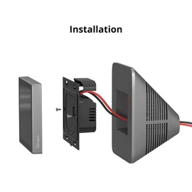 NSPanel Smart Switch - Smart Home, Alexa, Google, eWeLink (Table Housing Stand, Black)