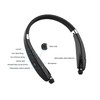 Foldable Bluetooth Headset, Beartwo Lightweight Retractable Bluetooth Headphones for Sports&Exercise,