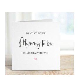 PINK Baby Shower Card, Mummy To Be, Baby Boy, Congratulations Card, Pregnancy Congratulations Card, Parents To Be Card, Bun In Oven, Expecting a Baby, New Baby News, Soon to be Mum