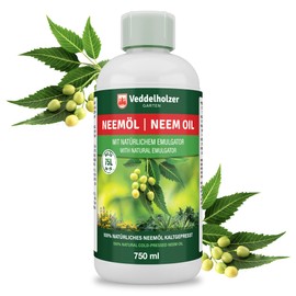 Veddelholzer 1000 ml Premium Cold Pressed 100% Natural Neem Oil (750 ml)