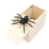 Spider in Box, 1 Piece, Spider Prank Box, Wooden Prank