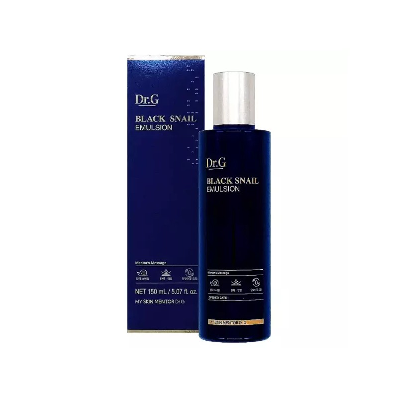 Dr.G 닥터지 블랙 스네일 에멀전 150ml 메마른 피부를 촉촉하게 케어