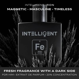 Intelligent Iron Eau de Parfum | Cologne for Men | | Magnetic, Masculine, and Timeless | 3.4 Fl Oz (100 mL)