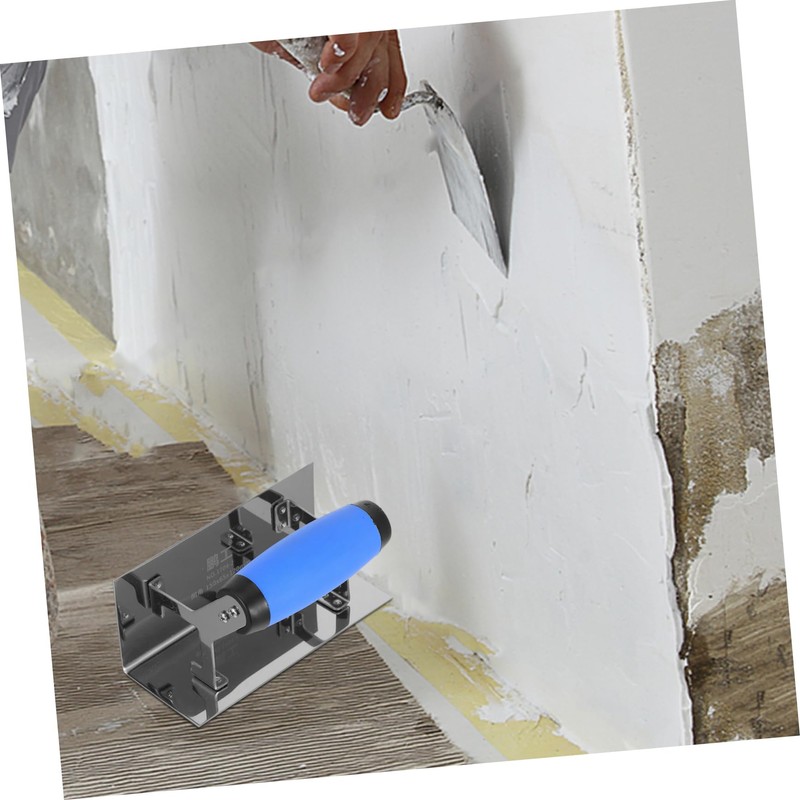 TEHAUX Outside Corner Trowel Stainless Steel Drywall Tool for Mudding