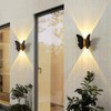 Aswalling Outdoor Waterproof Wall Lamp, Butterfly Washing Wall Lamp, Minimalist