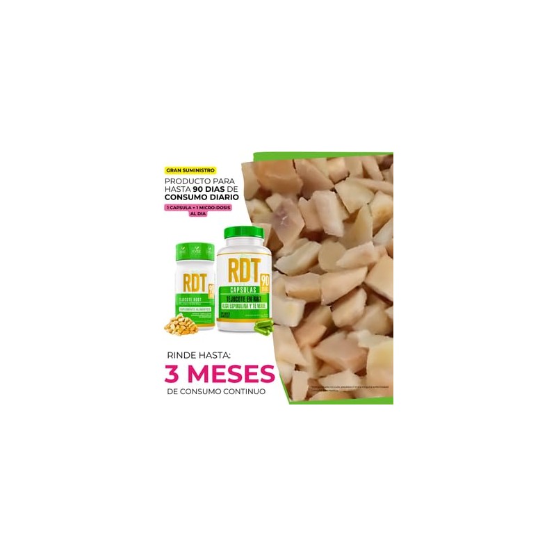 RDT Pack Raiz + Capsulas 90 Dias [Extremadamente Eficaz] Complemento