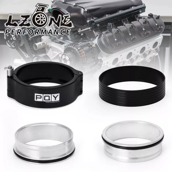 LZONE Black HD Clamp 3inch 76mm OD Intercooler Pipe Weld