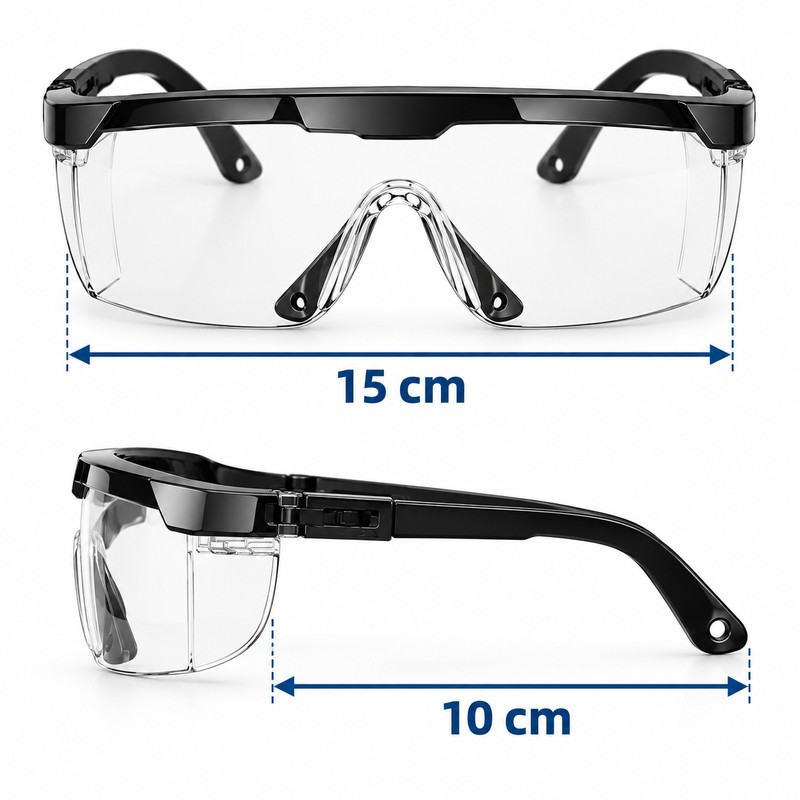 Protective Safety Glasses for Work & Cycling – Anti-Splash, Windproof