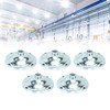 5PCS Industrial Lamp Shade Iron Warehouse Factory Mining Light Lampshade