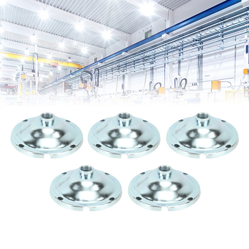 5PCS Industrial Lamp Shade Iron Warehouse Factory Mining Light Lampshade