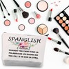 BDPWSS Spanish Gift Spanglish Definition Makeup Bag Spanish Teacher Appreciation