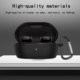 YAODLE Compatible with Bose QuietComfort Earbuds (2024) Protective Case, Shockproof Case, with Carabiner, Anti-Fingerprint, Anti-Abrasion (White)