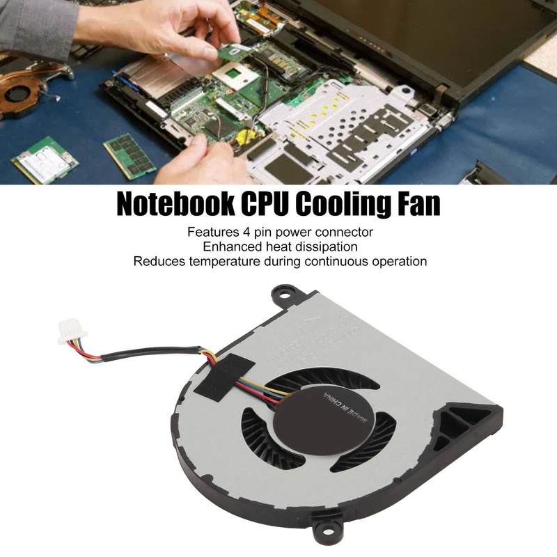CPU Cooling Fan Replacement Laptop CPU Cooler for Dell Inspiron
