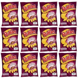 Ruffles Ham Pack of 12 Bags of 170 gr