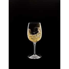 Luigi Bormioli Aero 11 oz White Wine Glasses, Set of 6, Clear