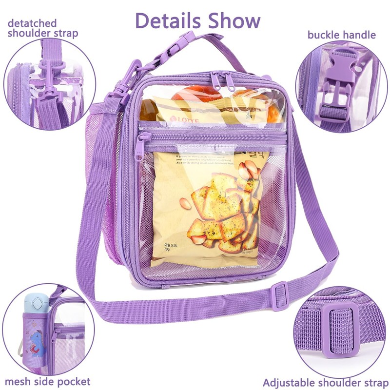 FlowFly Kids Lunch box Insulated Soft Bag Mini Cooler Back
