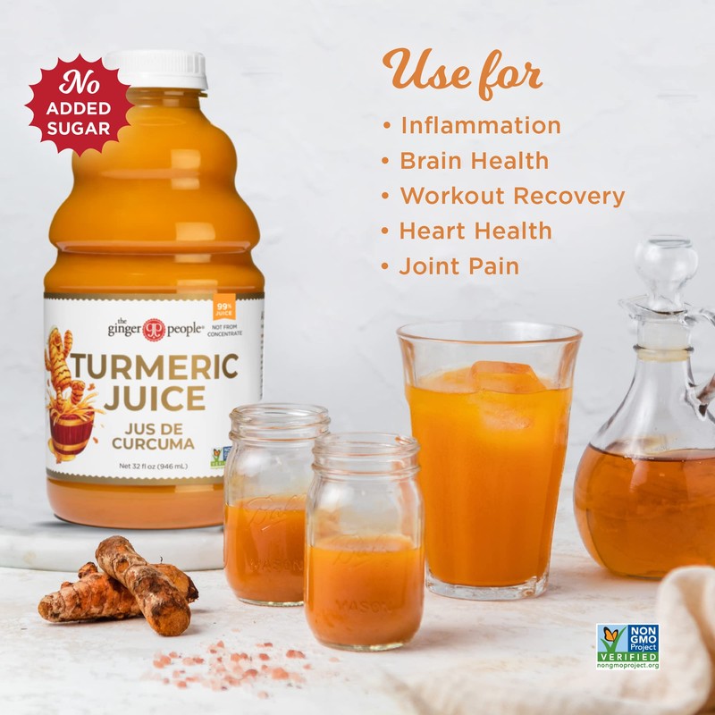 99% Pure Organic Turmeric Juice by The Ginger People –
