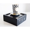 ToCi Haushalt Wooden Tea Caddy with 9 Compartments and Viewing