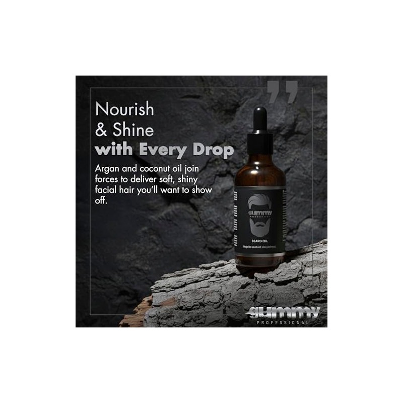 Gummy Beard Oil 1.69 fl.oz -%100 Natural Ingredients, 50 ml
