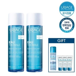 Uriage [CJ Exclusive] [Duo] Moisturizing Glow &amp; Elasticity Eau Thermal Eau Essence 100ml x 2 +GIFT / 유리아쥬 [CJ단독][듀오]  수분광&탄력 오 떼르말 오 에센스 100ml x 2 +GIFT