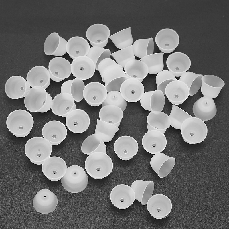 50pcs Silicone Earplugs Noise Cancelling Reusable Hearing Protection Waterproof Ear