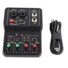 2 Channels Audio Mixer USB 48V Phantom Power Compact Sound