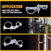 VIVIDA Chain Link Gate Hinge, 180 Degree Commercial Gate Hinge