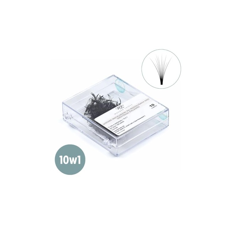WL Wonder Lashes Fertige Wimpernfächer 10-in-1 für Professionell 0,1 oder