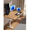 LongKe Electric Standing Desk Frame Adjustable Height, Stand up Home