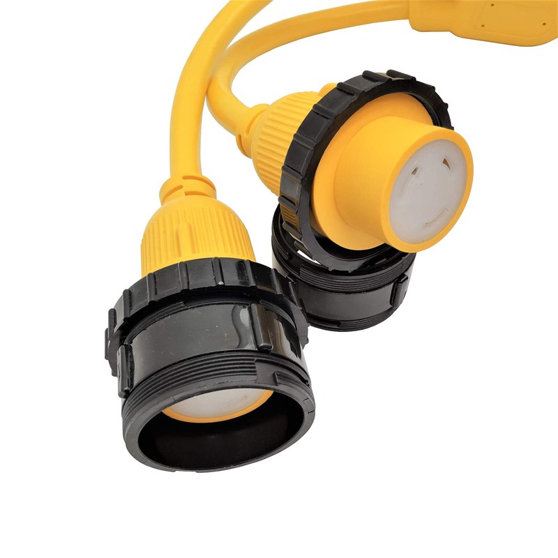 Parkworld 692026 Splitter Marine Shore Power Y Adapter SS2-50P Male