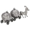 Silver Tooth Holder, First Curl and Tooth Keepsake Box,Carriage Shape