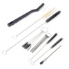 19 Pieces Carburettor Carbon Dirt Jet Remover, Portable Cleaning Set