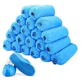50 Pack(25 Pairs) Premium Disposable Boot & Shoe Covers, Durable, Non-Slip, Non-Toxic, Recyclable, 100% Virgin Fabric | Protects Carpets/Floors,One Size Fits Most