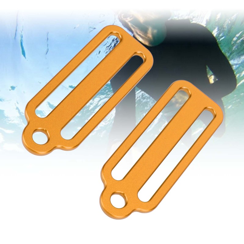 Scubas Diving Slide Fixing Buckle Stoppers Aluminium Alloy Lightweight Weight