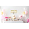 Awesome Since 1945 Gold Glitter Banner - 80th Birthday Party