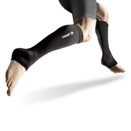 ZAMST 385603 Graduated Compression Stockings, Calf & Ankle Sleeve, Compression Running, (Both Pairs), Large