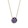 Cross with Jewish Star of David Necklace for Women in