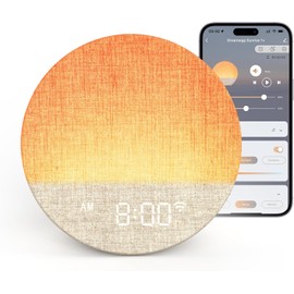 Dreamegg Sunrise 1 Despertador con Luz Amanecer y Sonidos para Dormir MBZ226-US