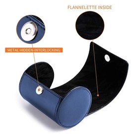 Tie Box Travel Case Men's Necktie Gift Box Cylinder Shape Anti-Wrinkle Storage Business Gift Bow Tie Packaging