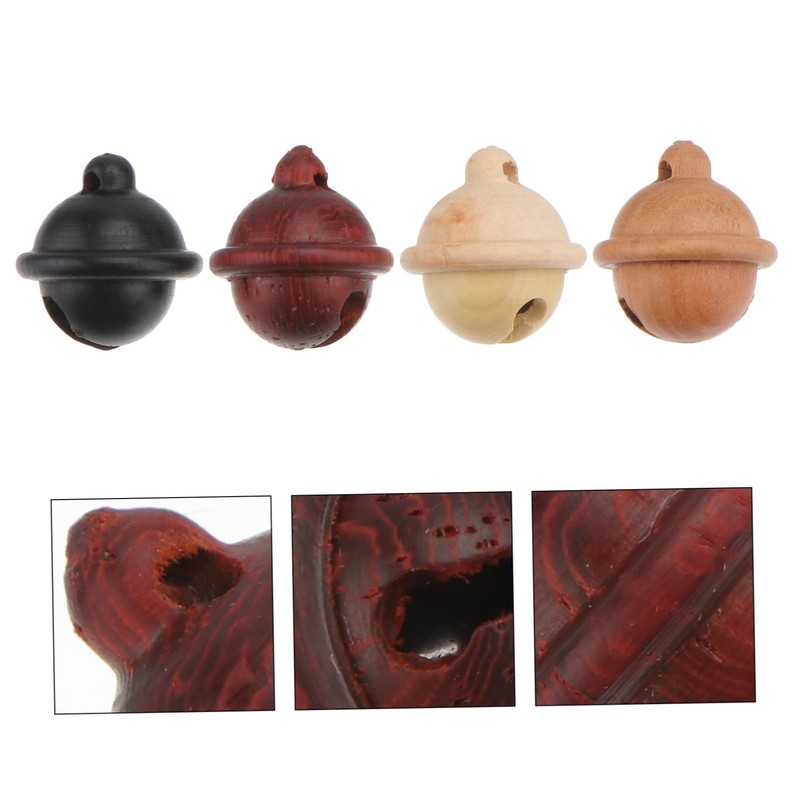 Hohopeti 4pcs Mini Bells Small Decorative Bells for Crafts for
