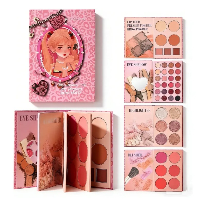 Paleta Sombras Contorno E Iluminación Todo En Uno