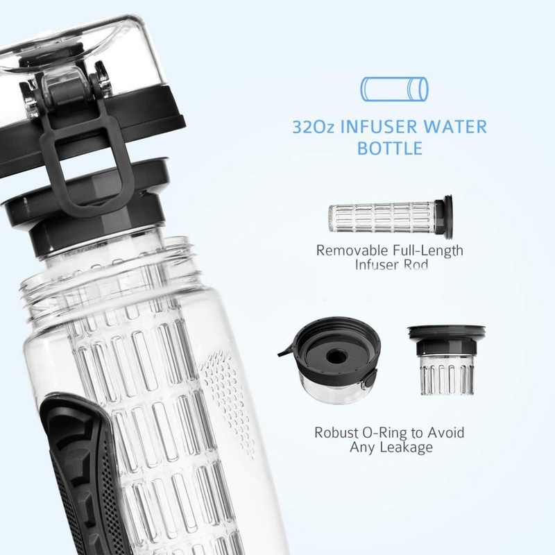32oz Space Bottle Single Layer PCTG Cup Fruit Brewing Water