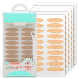 Natural Invisible Eyelid Tape, 120Pairs/240Pcs One-Sided Sticky Lace Eyelid Sticker, Breathable Self-Adhesive Eyelid Lift Strip, Instantly Eyelid Lift Without Surgery Perfect for Hooded Droopy Eyelid