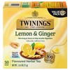 Twinings Lemon & Ginger Tea - Refreshing Ginger Root and